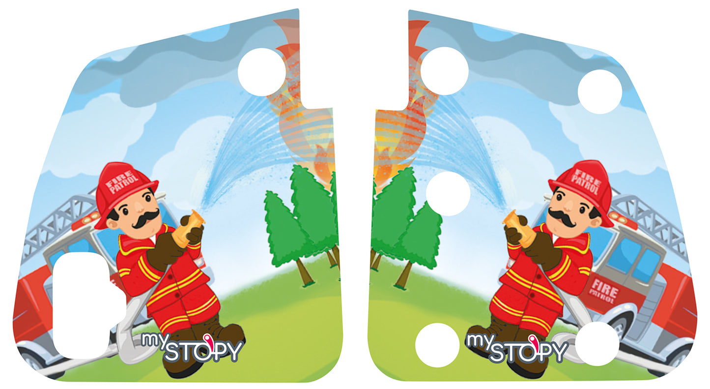 Motif sticker - Firefighter