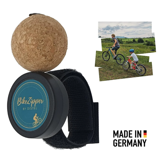 BikeZipper - das neue Abschleppseil fürs Kinderrad