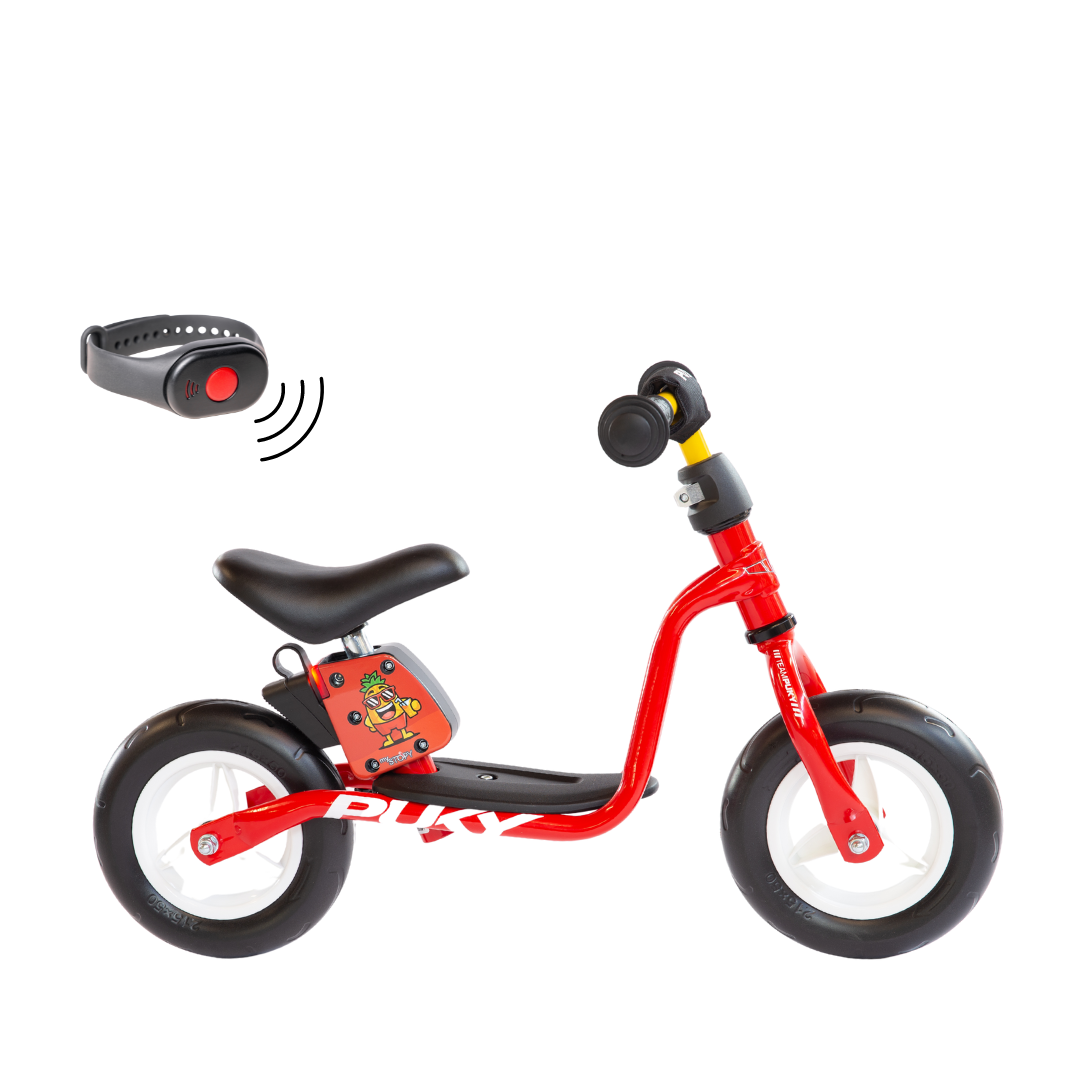 PUKY balance bike LR M red with mySTOPY braking assistant