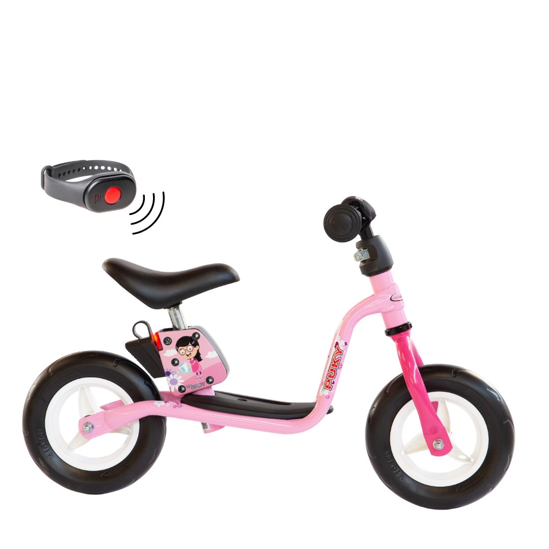 PUKY LR M balance bike pink inclusive mySTOPY braking assistant