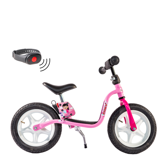PUKY LR 1L balance bike pink inclusive mySTOPY braking assistant