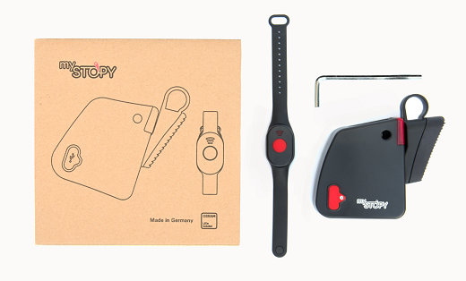 mySTOPY braking assistant for the PUKY LR 1 balance bike (tire without valves)